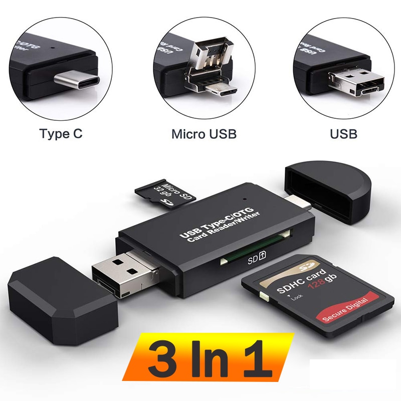 SD ī  USB C ī , 3 in 1 USB 2.0 TF/Mirc..